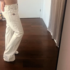 Vita Diesel jeans - Säljer mina coolaste jeans i garderoben som tyvärr är för stora för mig. Vita diesel jeans med broderade detaljer. 