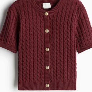 Slutsåld hm kofta - Nyskick hm kofta i färgen vinröd Intressekoll  Säljs inte löngre  