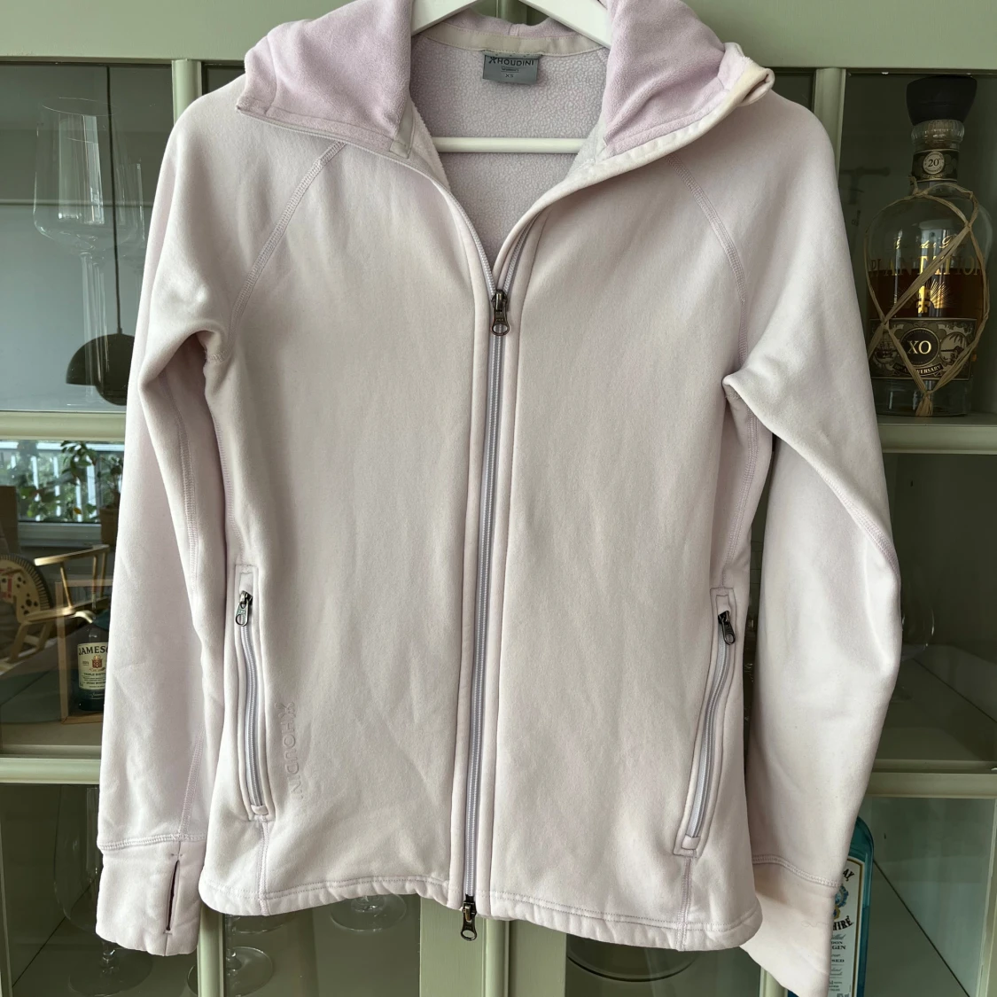 Ljusrosa fleecejacka från Houdini