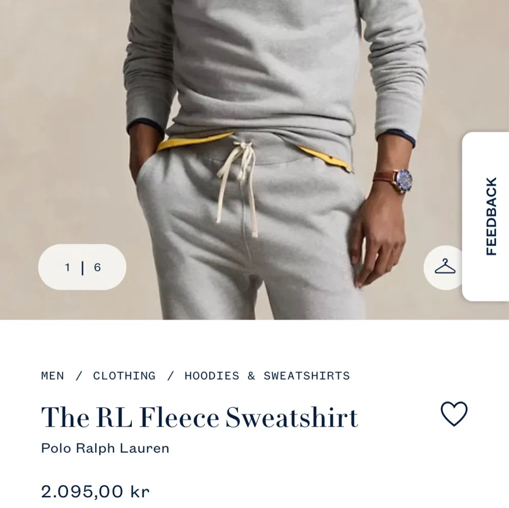 Tjena säljer en utväxt Ralph lauren sweater i riktigt bra skick utan defekter eller slitningar, lite tvättad bara. En ny kostar runt 2000kr, se bild 2. Om ni har frågor är det bara att höra av sig.. Tröjor & Koftor.