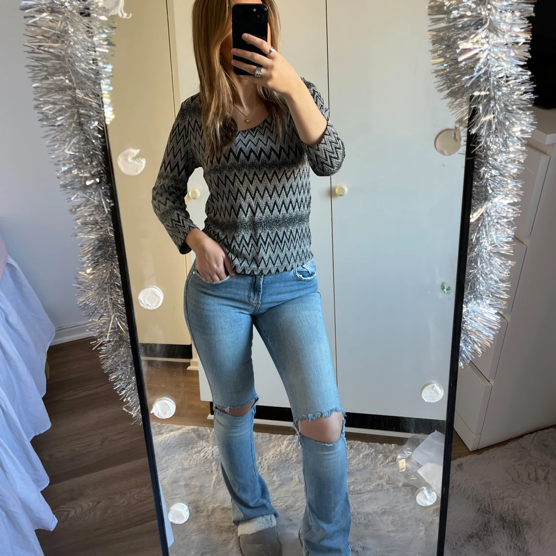 Missoni inspirerad topp - 90