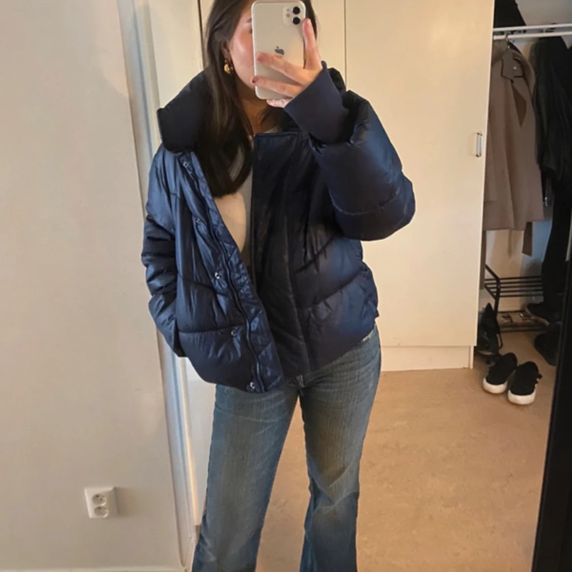 Blå dunjacka GAP - 92