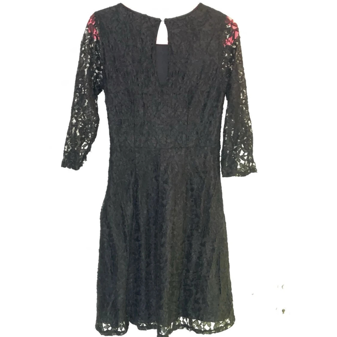 Saint tropez svart spets klänning - 90