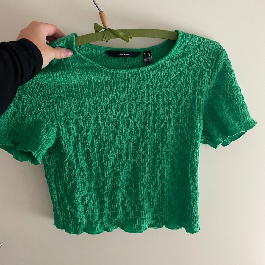 Grön ribbad topp från Zara - 90