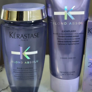 Kerastase blond absolu shampoo+ fondant - Ny Blond absolu shampoo bsin lumiere 250ml  Ny Fondant cicaflash 200ml