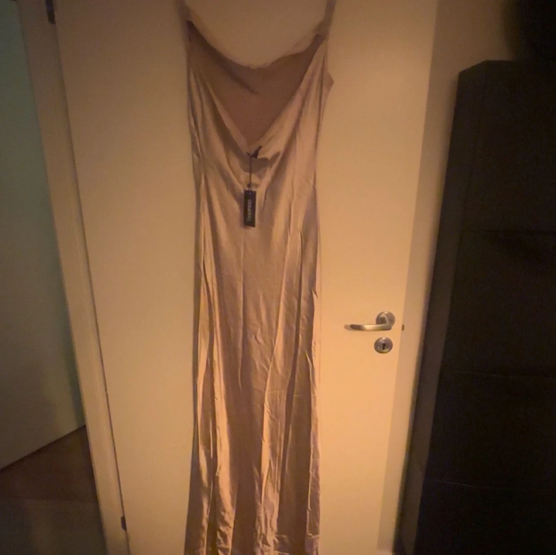 Beige långklänning - 1