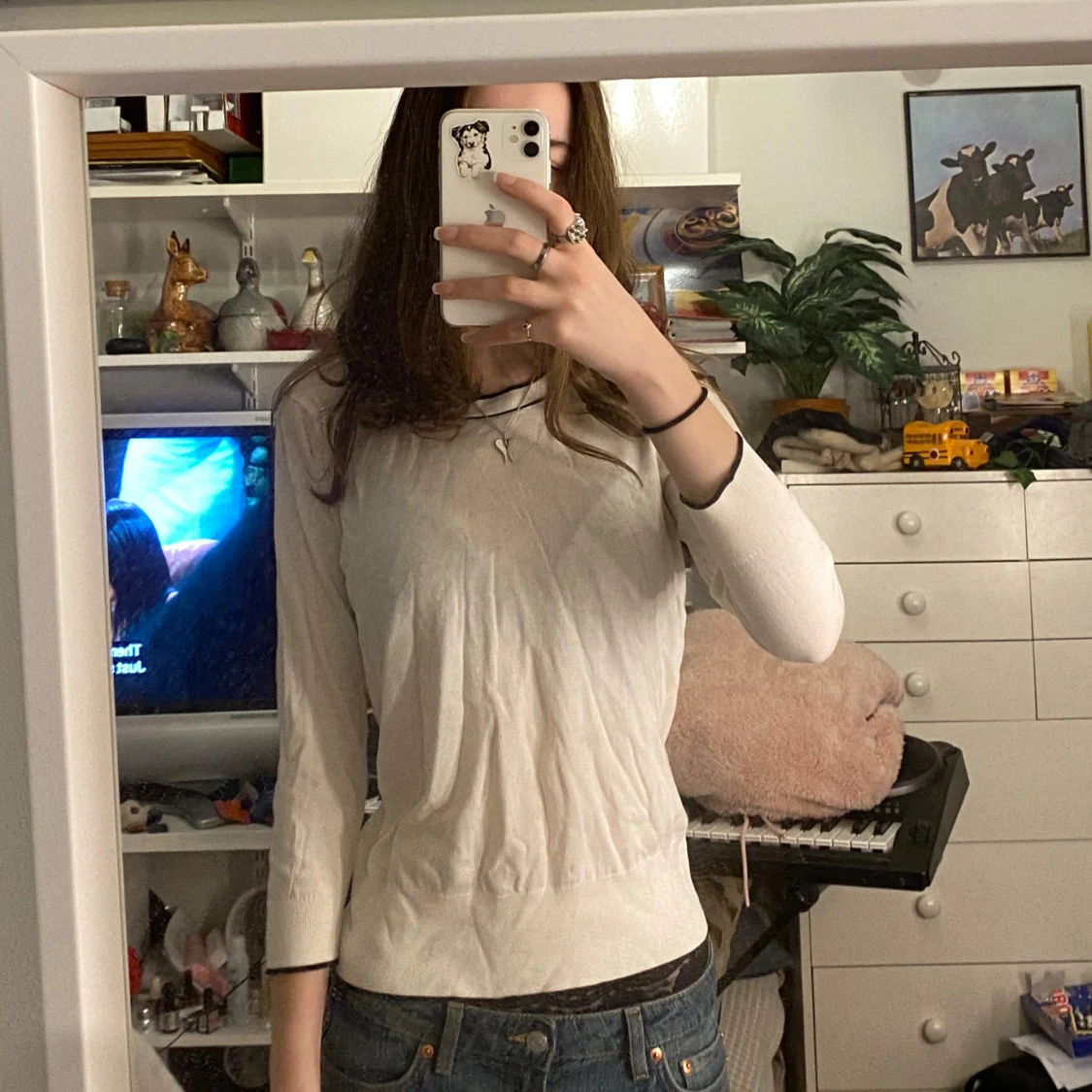 Vit tröja från H&M