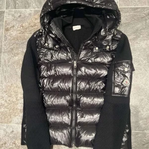 Svart Moncler Cardigan Jackor