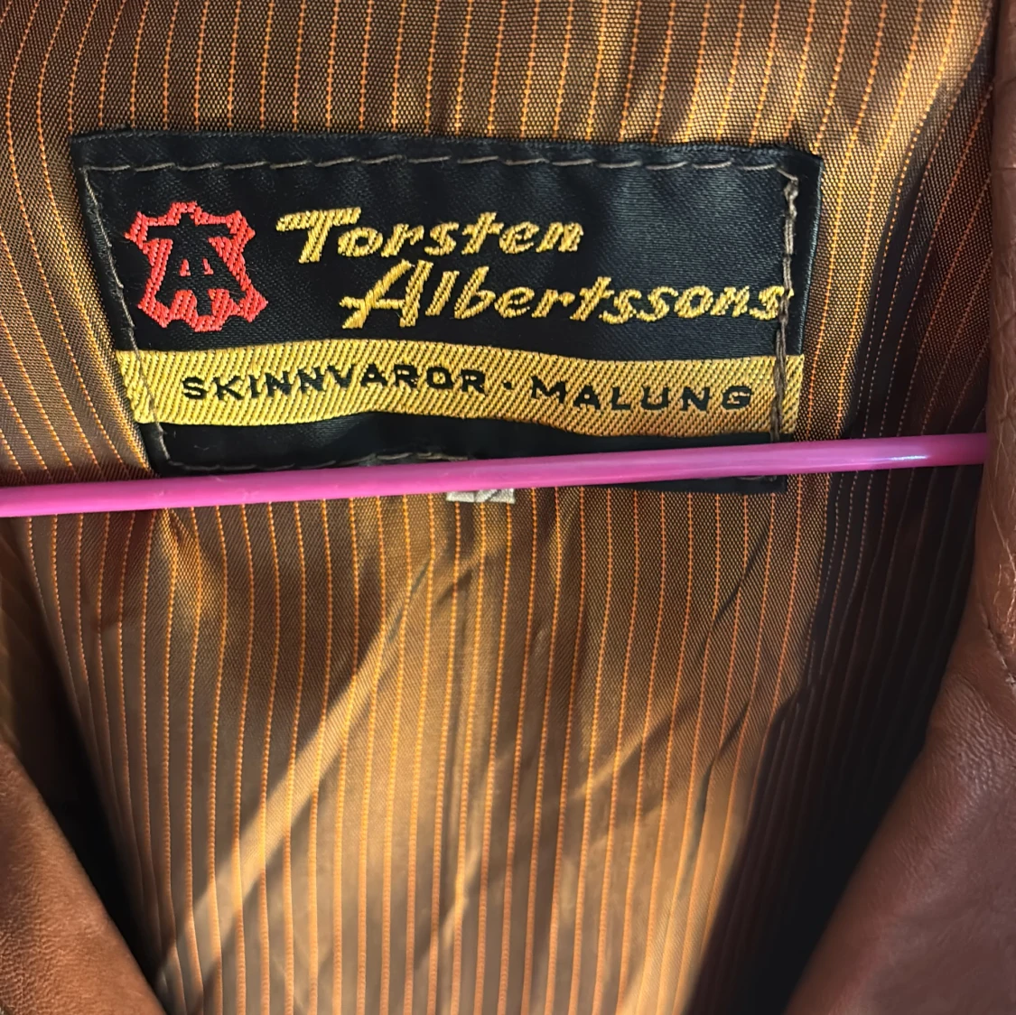 Brun skinnrock från Torsten Albertssons - 90