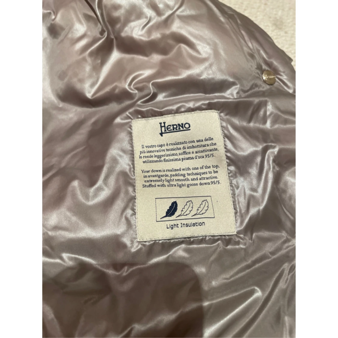 Beige pufferjacka från Herno - 92