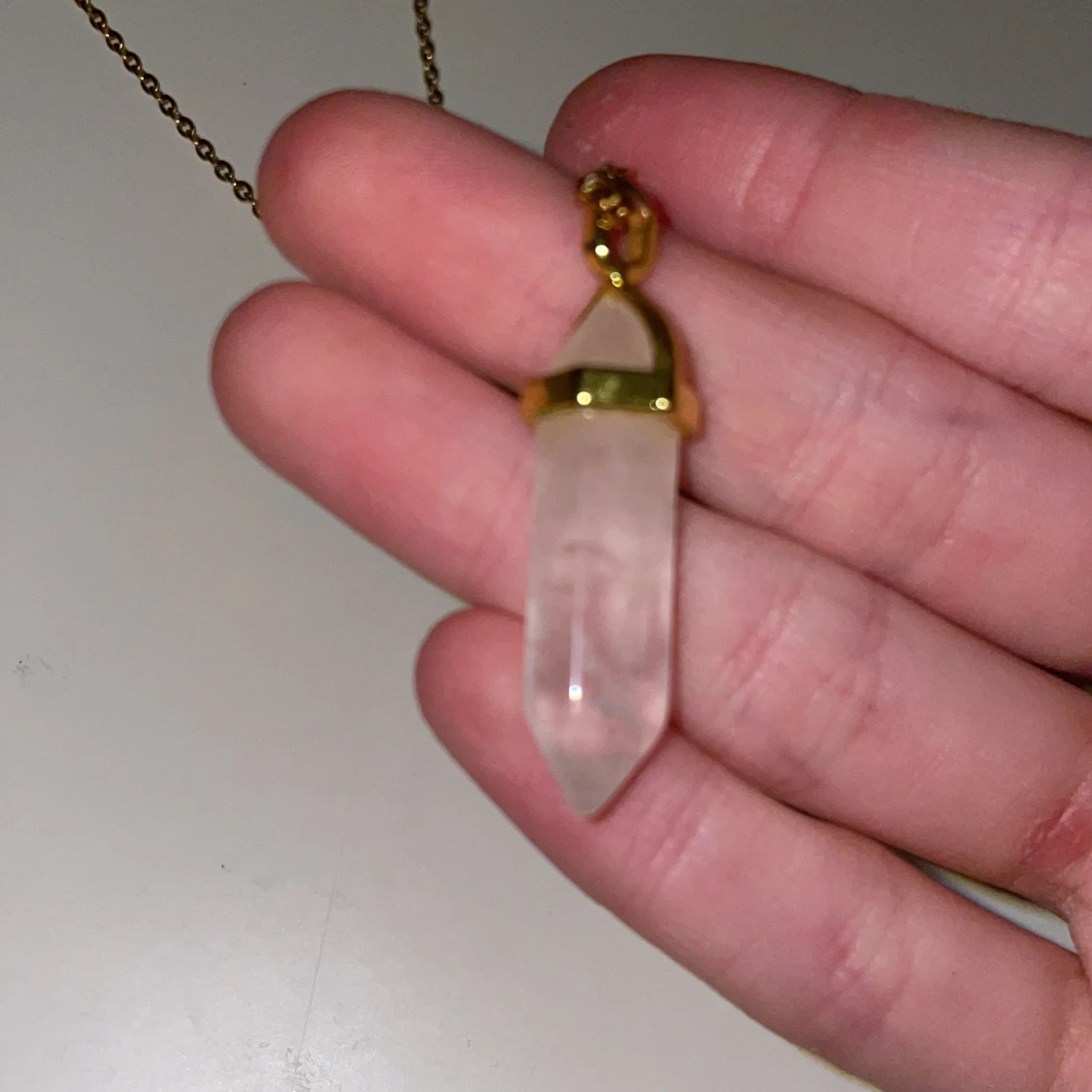 Kristall halsband - 90