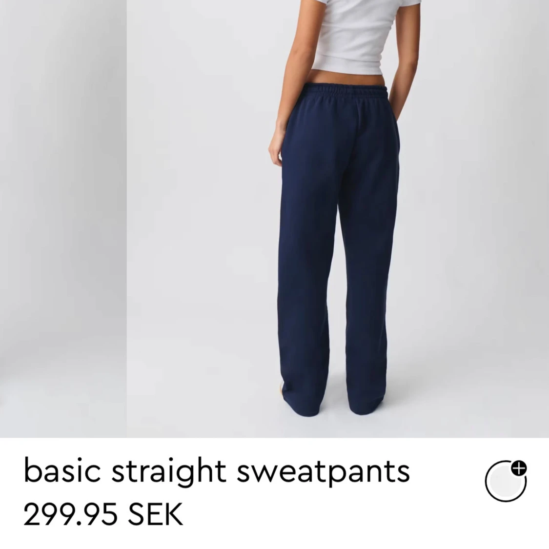 Blå mjukisbyxor - 90