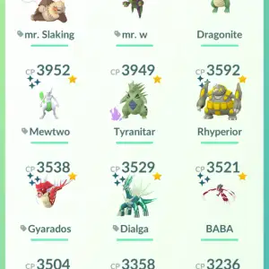 Level 44 500+ shinys 