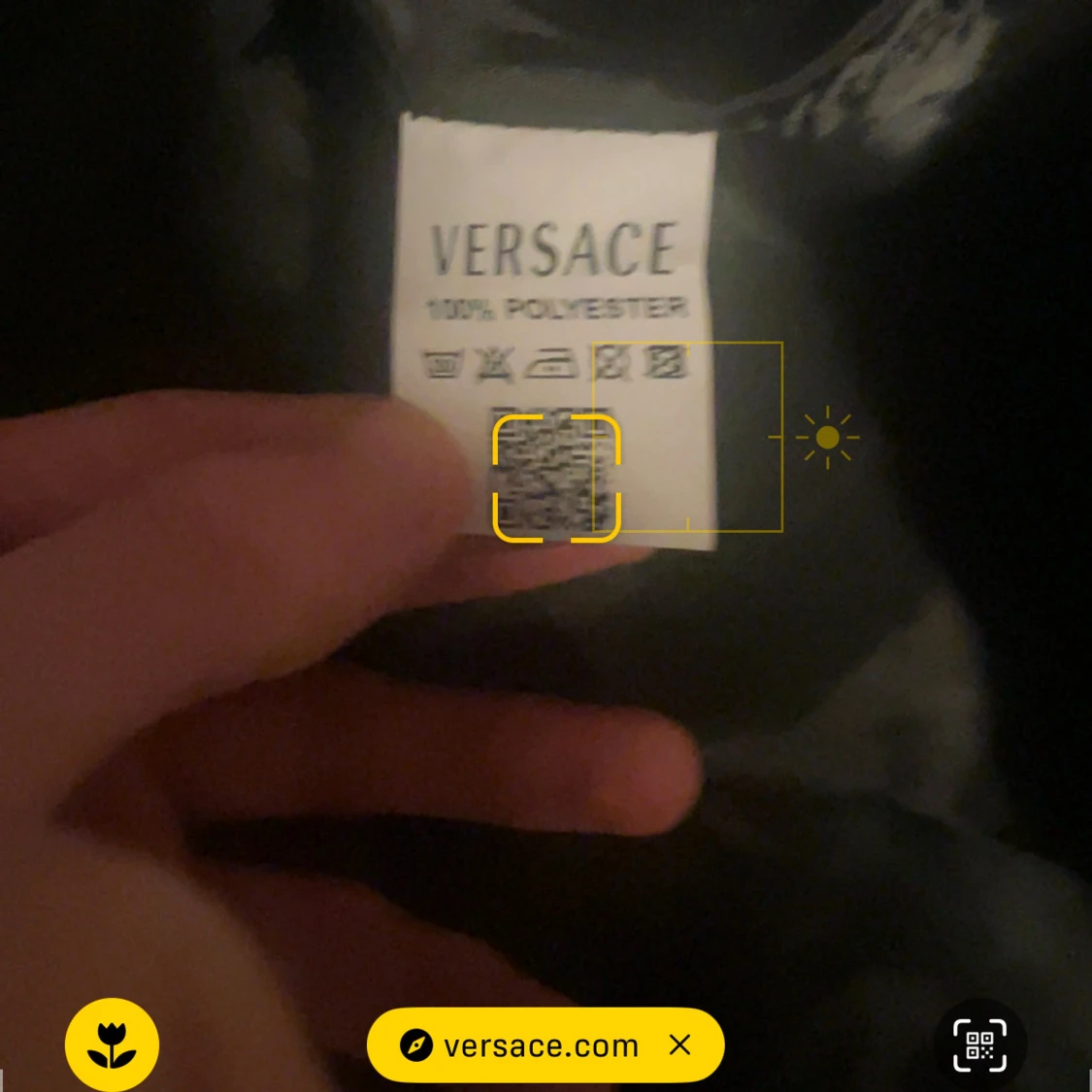 Svart jacka från Versace - 92