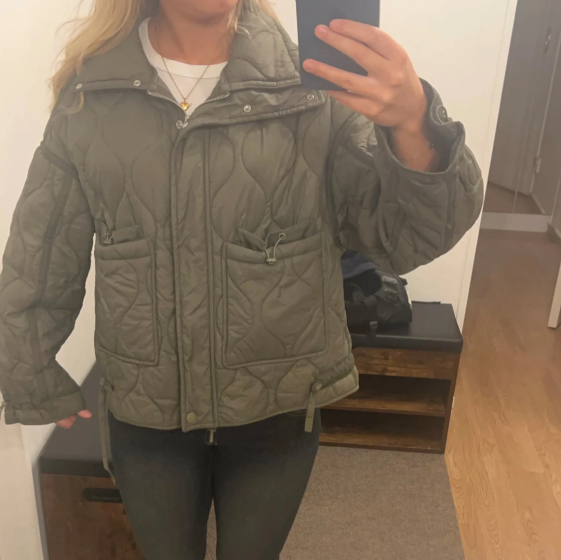 Zara Grön Jacka - 91