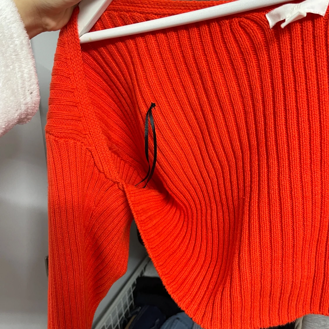 Orange stickad bolerotopp från H&M - 92