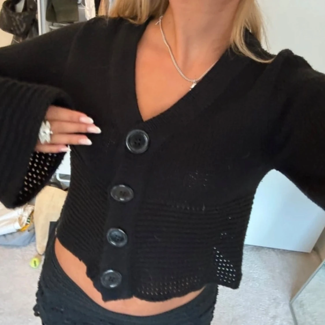 Svart kofta - 90