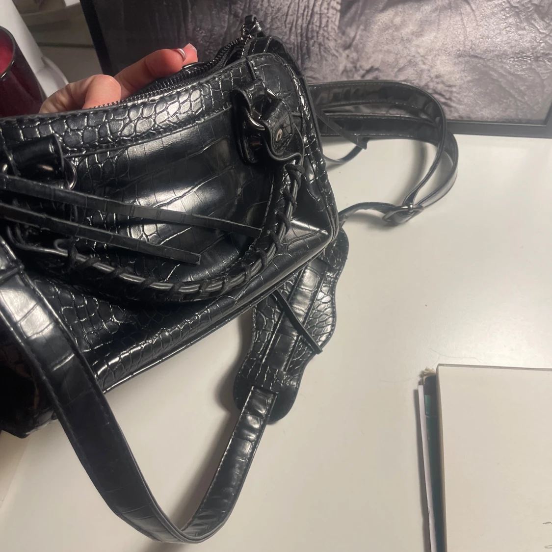 Svart axelväska - 93