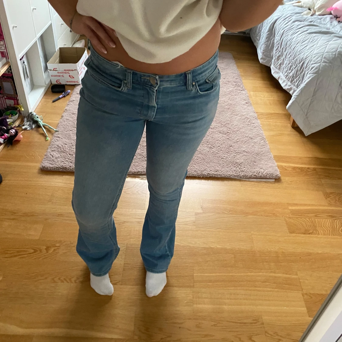 Lågmidjade jeans 