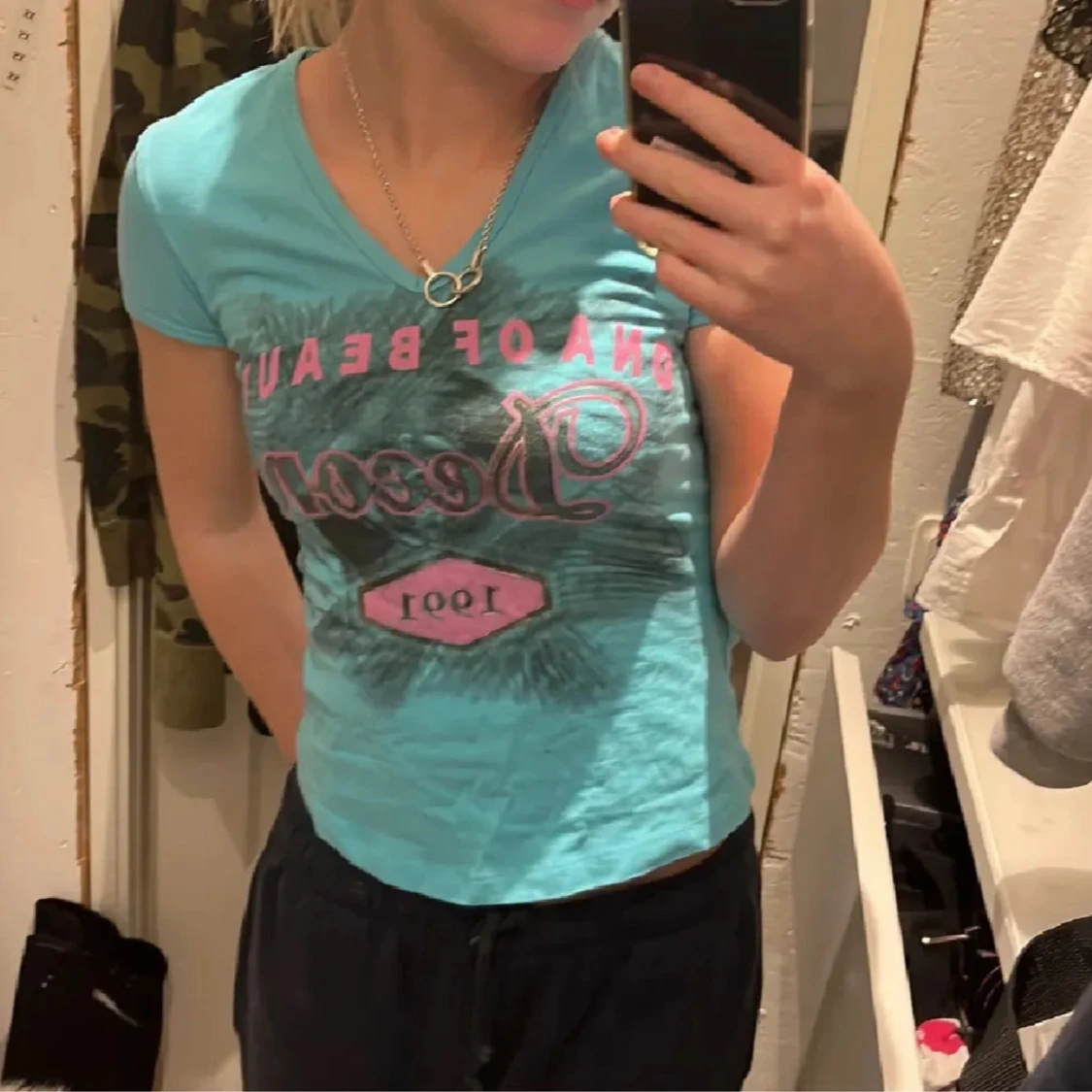 Turkos t-shirt från Decon - 90