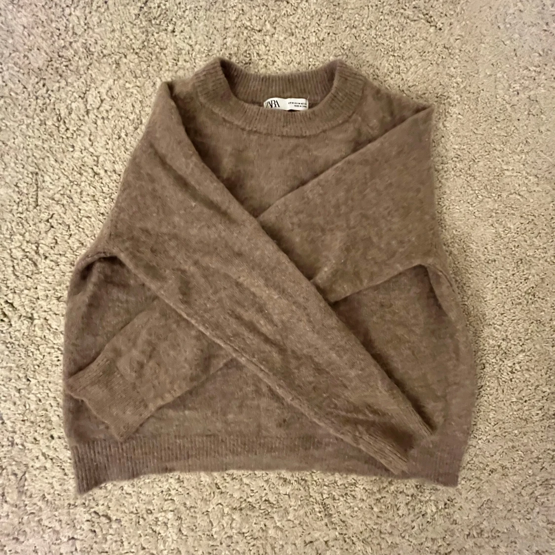 Alpaca stickad tröja