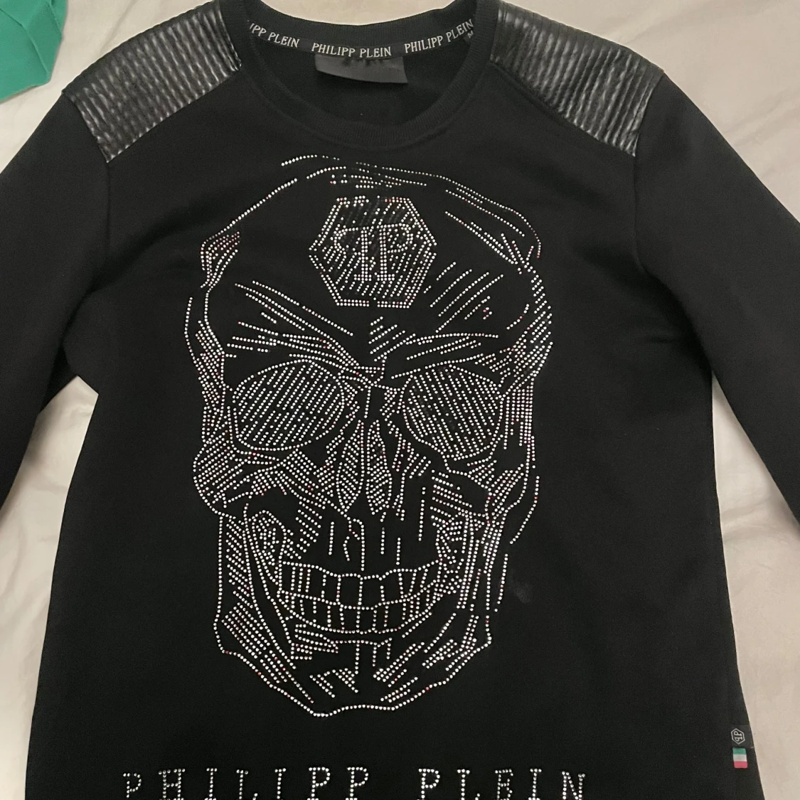Philipp Plein tjock tröja med döskalle