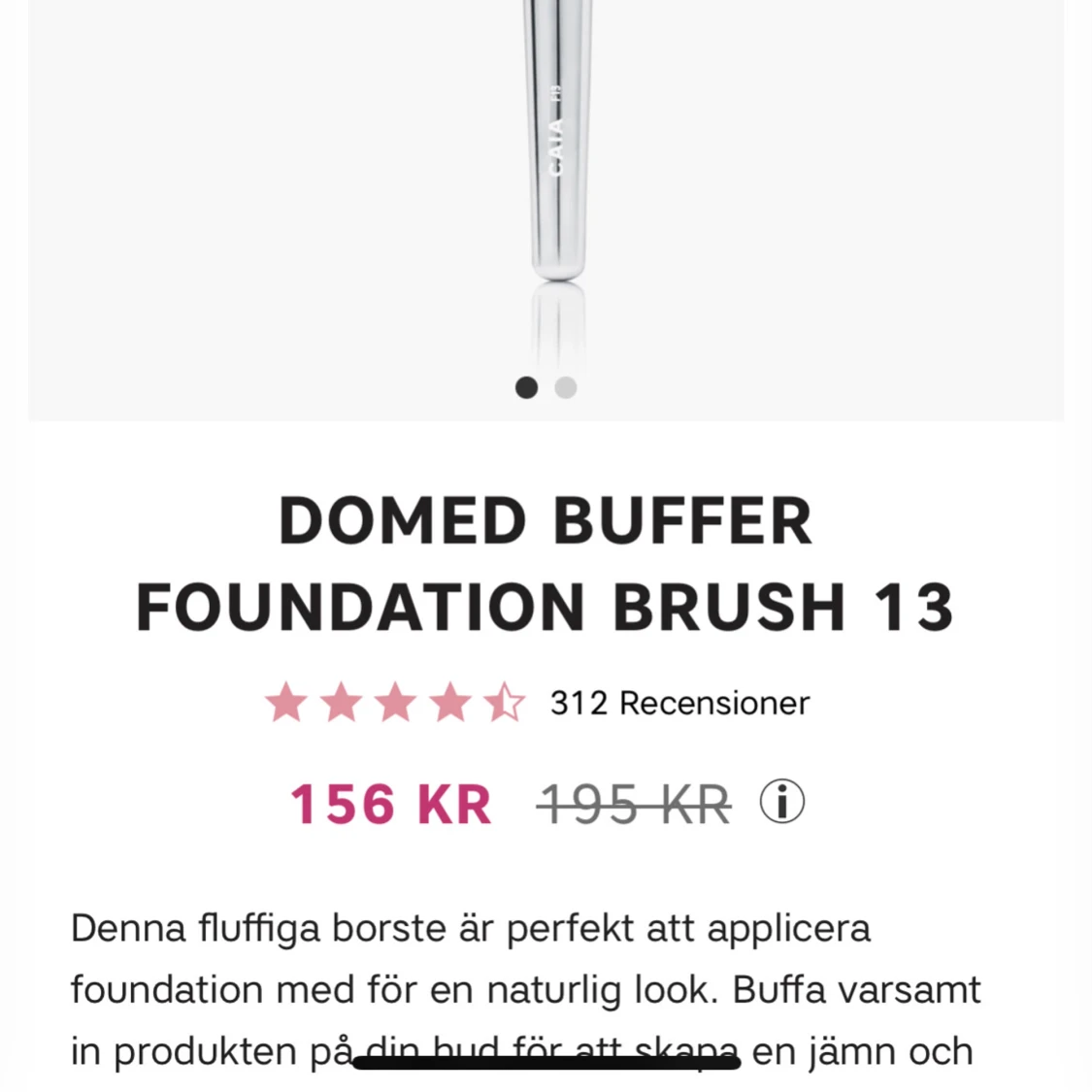 Domed Buffer Foundation Brush 13 - 90
