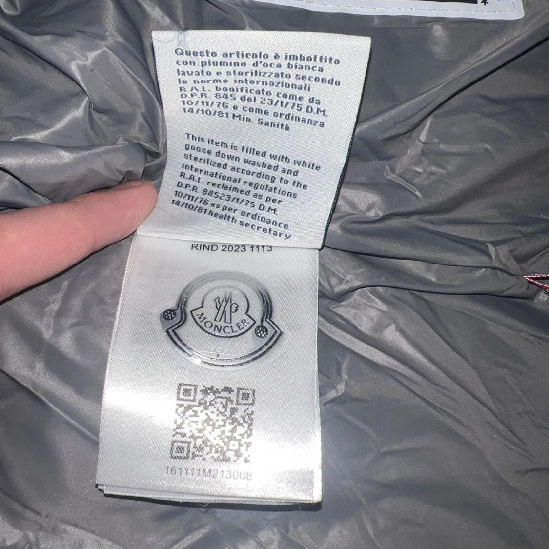 Svart dunjacka från Moncler - 92