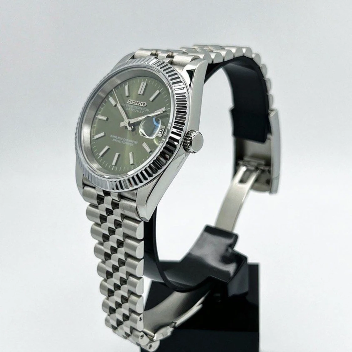 Seiko Datejust mod olivgrön - 91