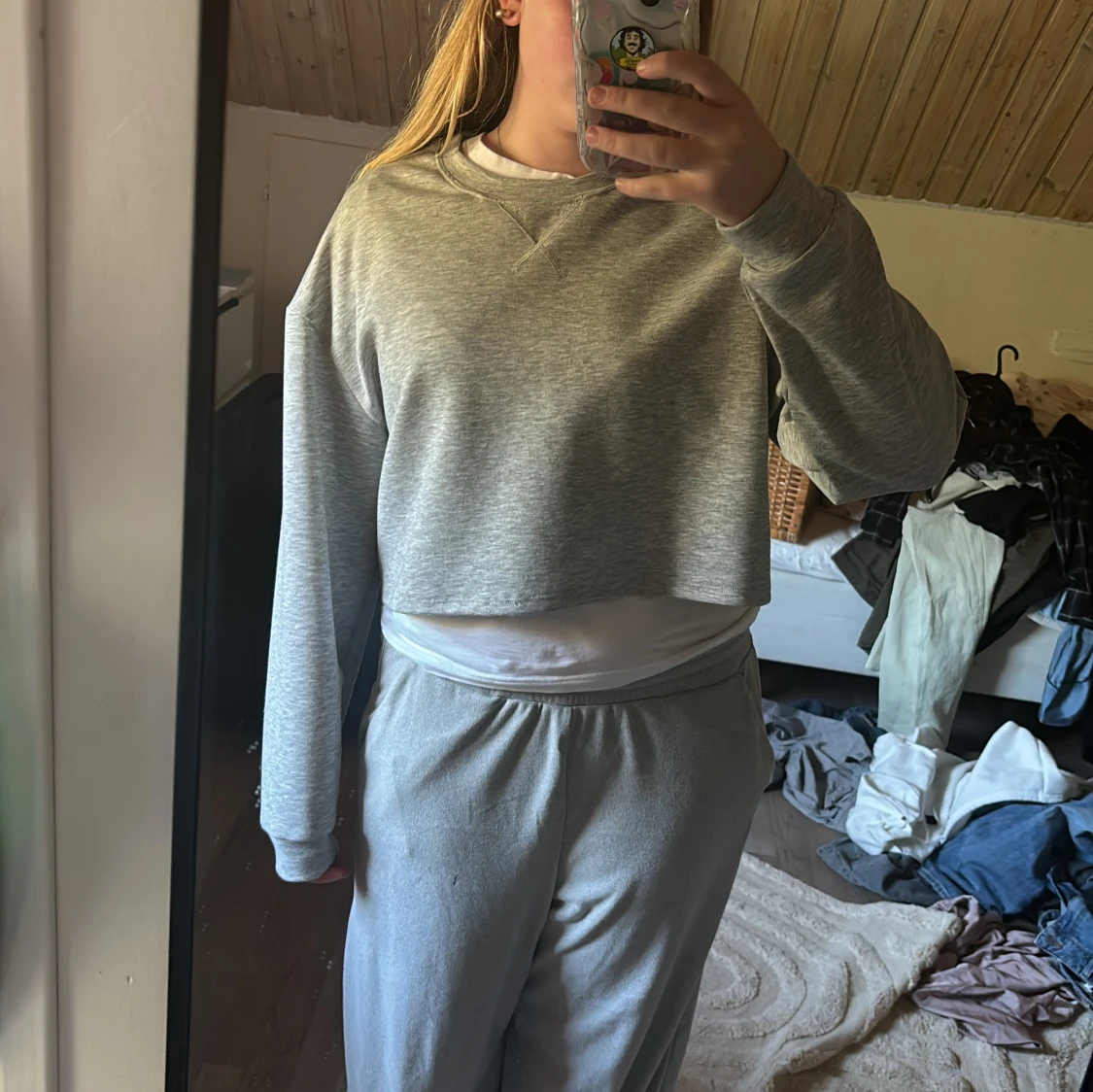 Tunn tjocktröja - 90