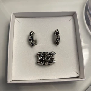 EDBLAD SMYCKEN  - En jätte fin populär nit ring från Edblad i storlek M. Samt örhängen i nit. Köp båda för 400kr eller en smycket för 200. Skriv för mer bilder och skriv innan du ska köpa