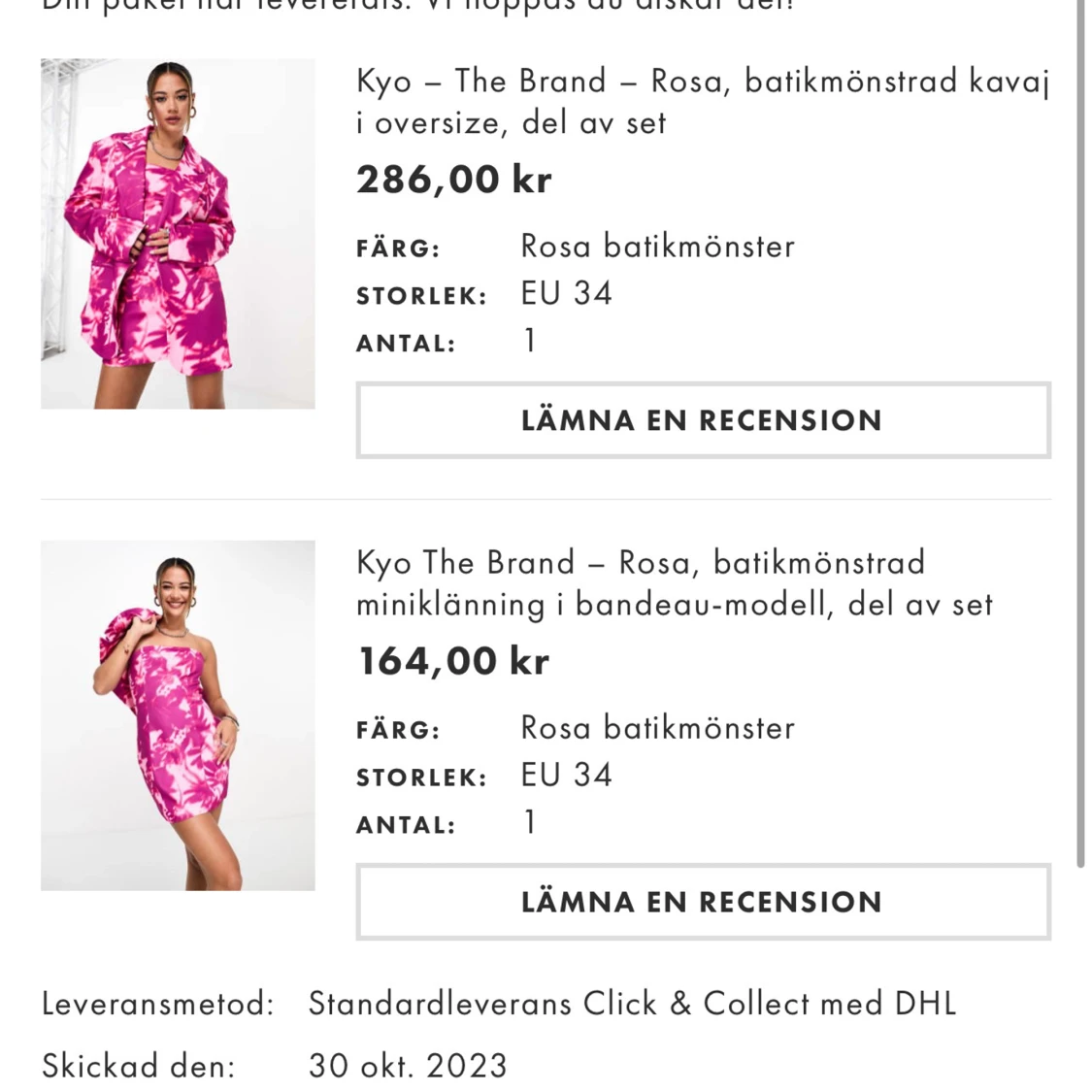 Kavaj och klänning set  - 92