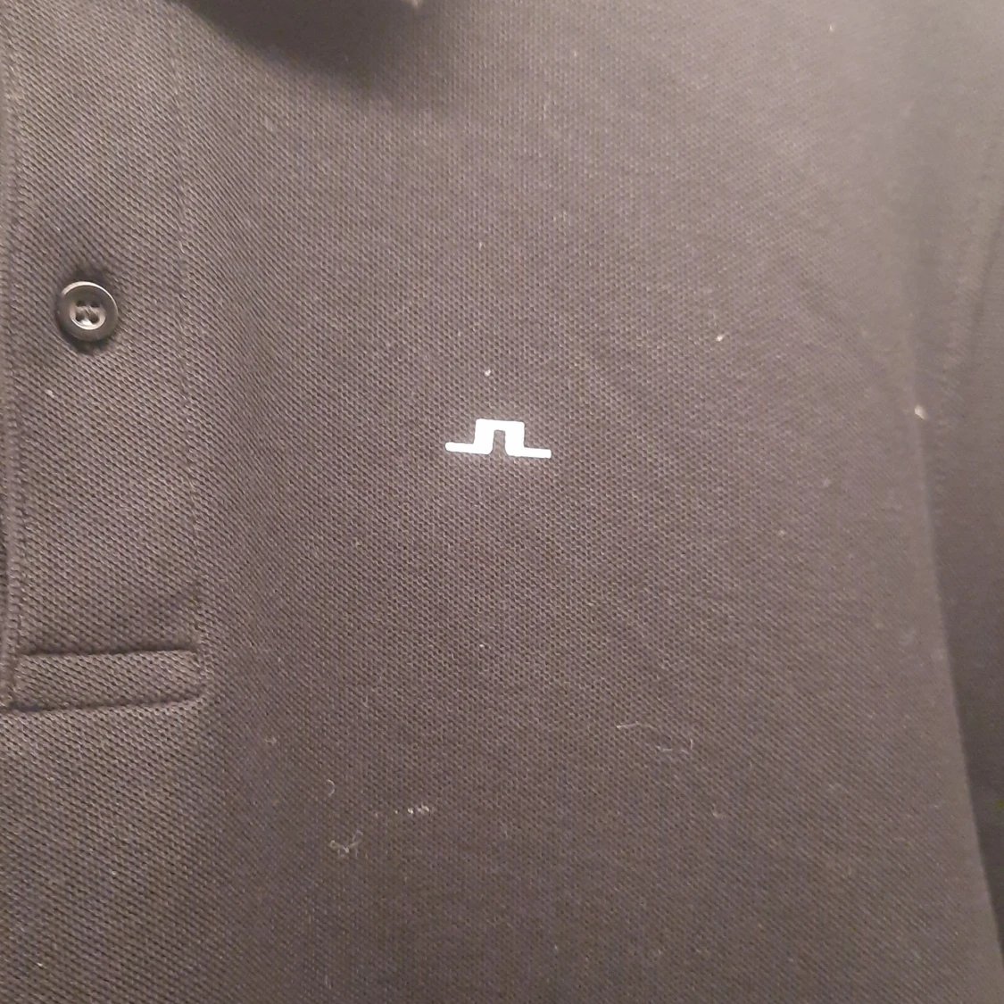 Svart pikétröja från J.Lindeberg - 2