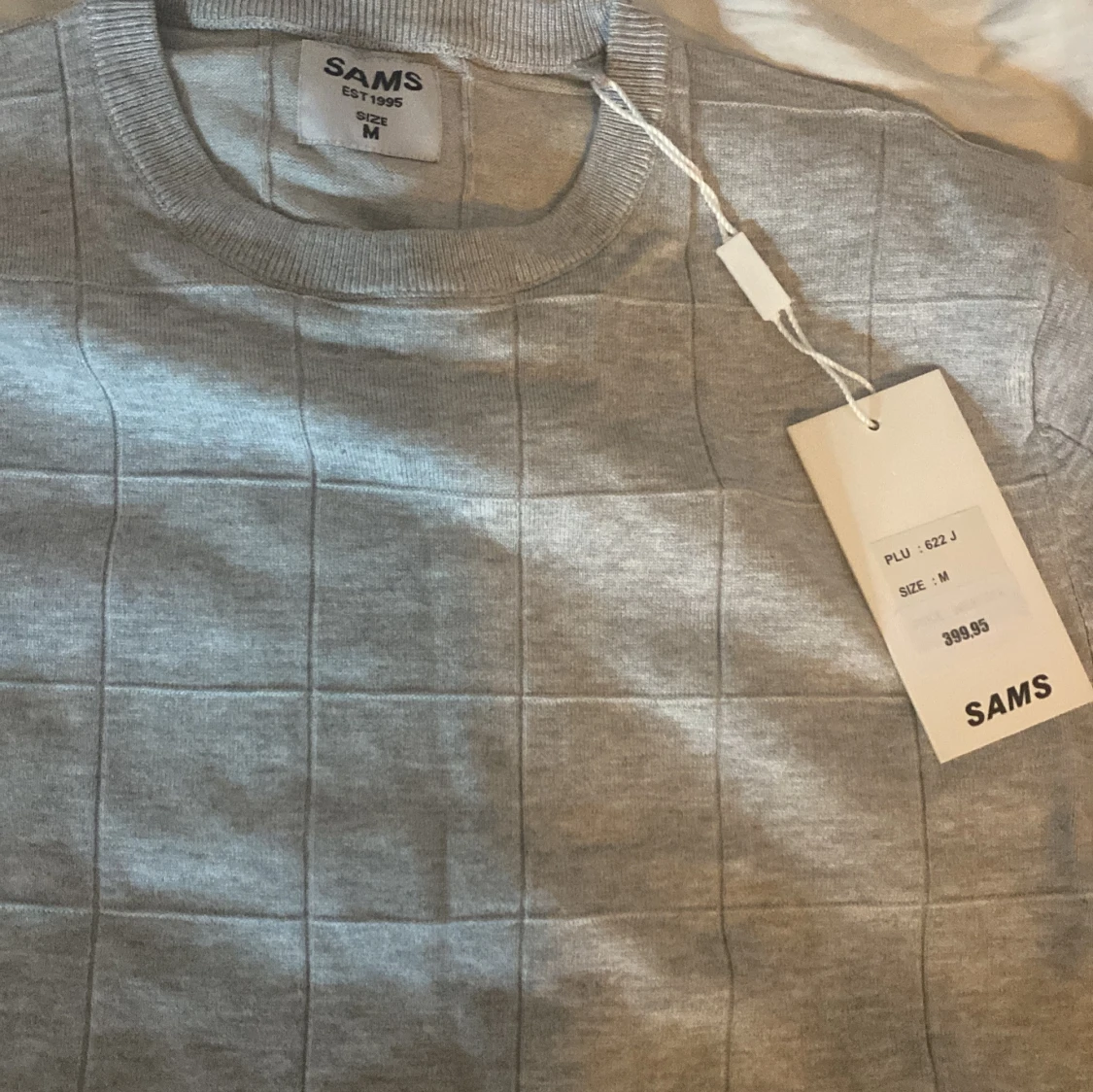 Grå kortärmad tröja från SAMS - 1