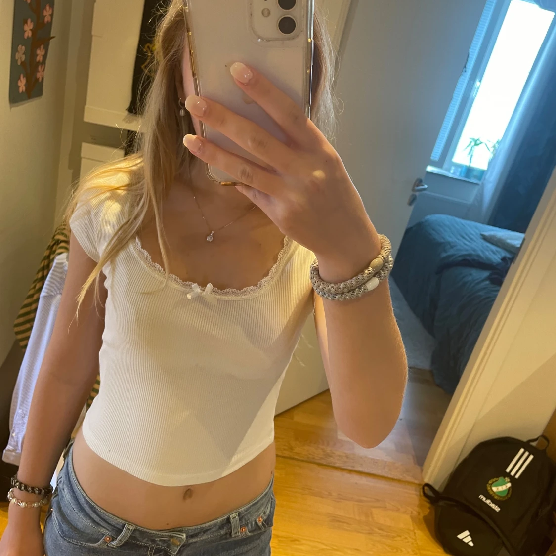 Söt vit topp🤍