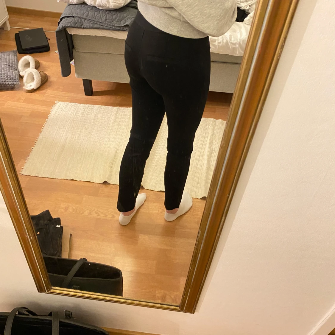 Svarta tajta kostymbyxor  - 2