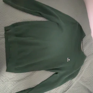 Grön tröja från GANT - Säljer en stilren grön tröja från GANT i storlek M. Tröjan har en klassisk design med rund hals och långa ärmar. Perfekt för en avslappnad och snygg look.