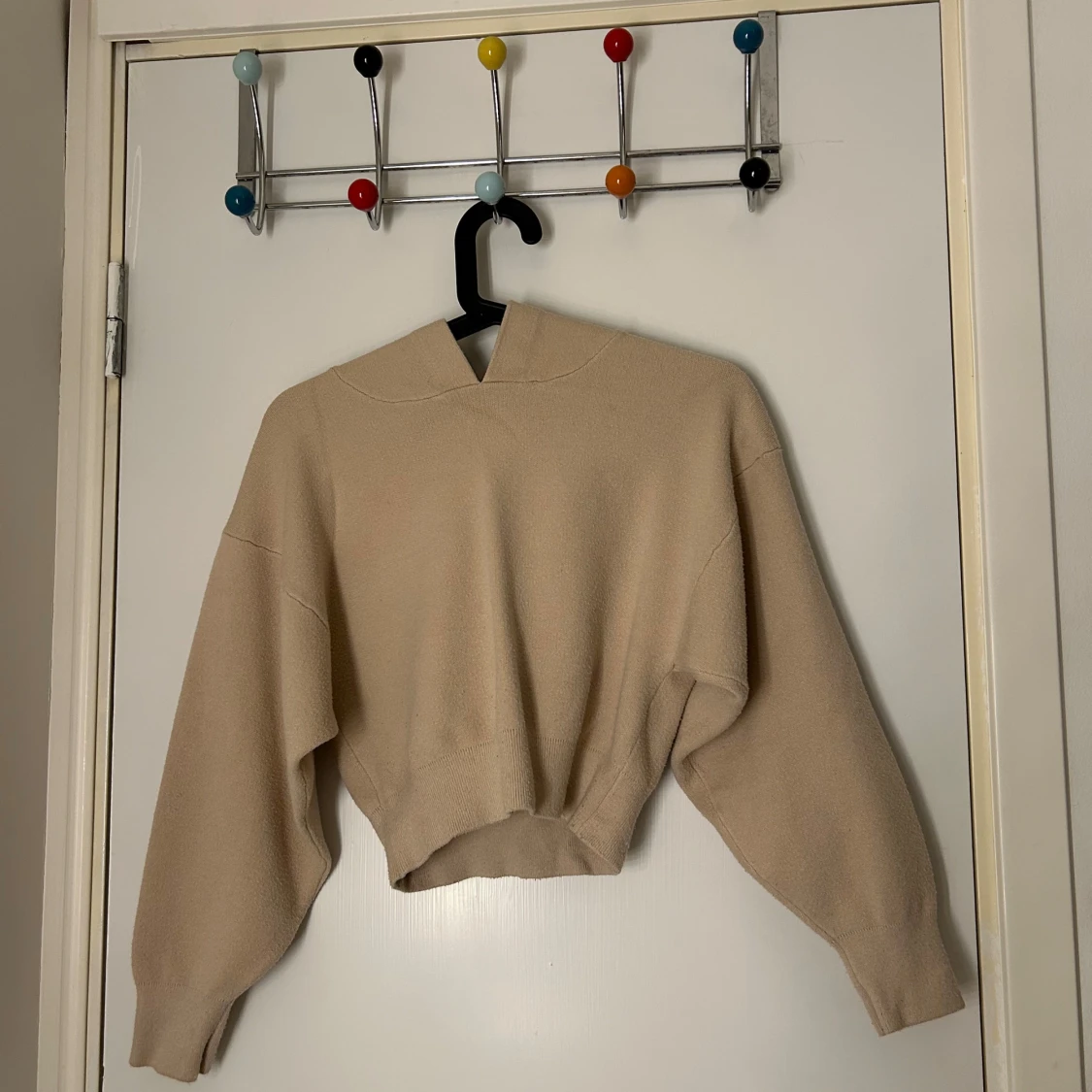 Beige hoodie från ASOS DESIGN