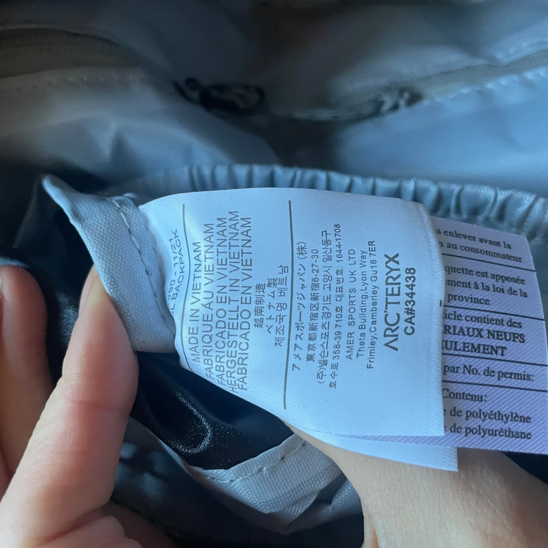 Svart ryggsäck från Arc'teryx - 92