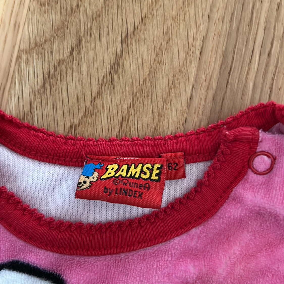 Rosa Bamse-tröja från Lindex - 90