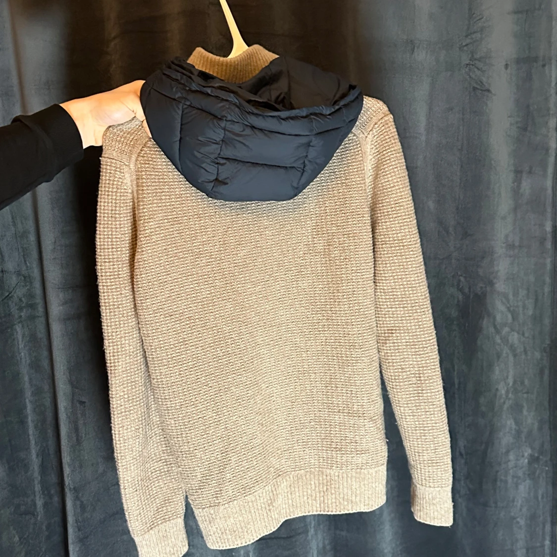 Beige stickad Massimo dutti cardigan - 91