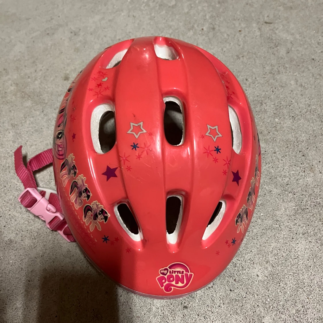 Rosa cykelhjälm med My Little Pony-motiv - 90