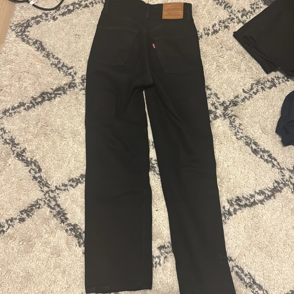 Svarta Levi's Ribcage Straight Jeans - 90