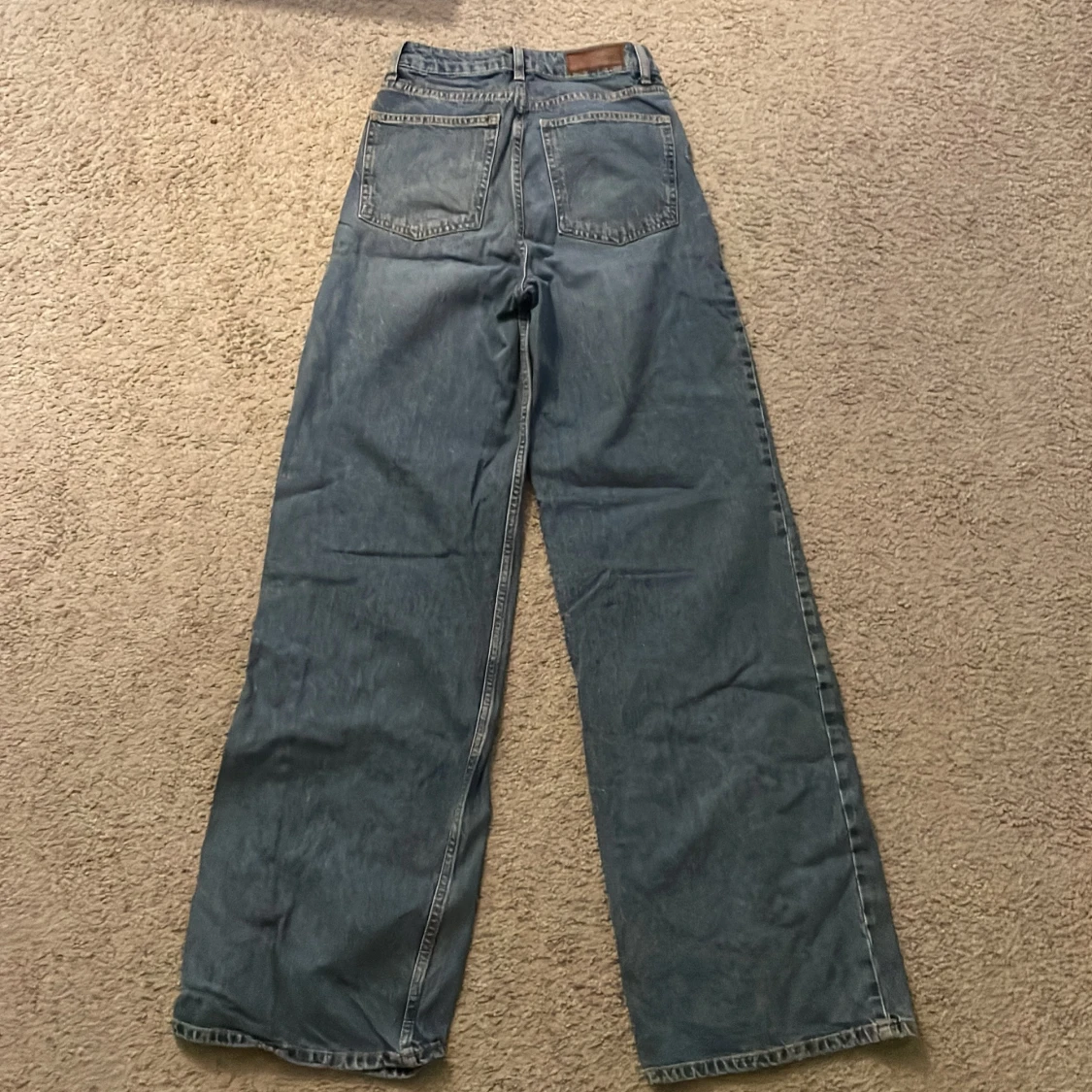 Blå wide jeans - 90