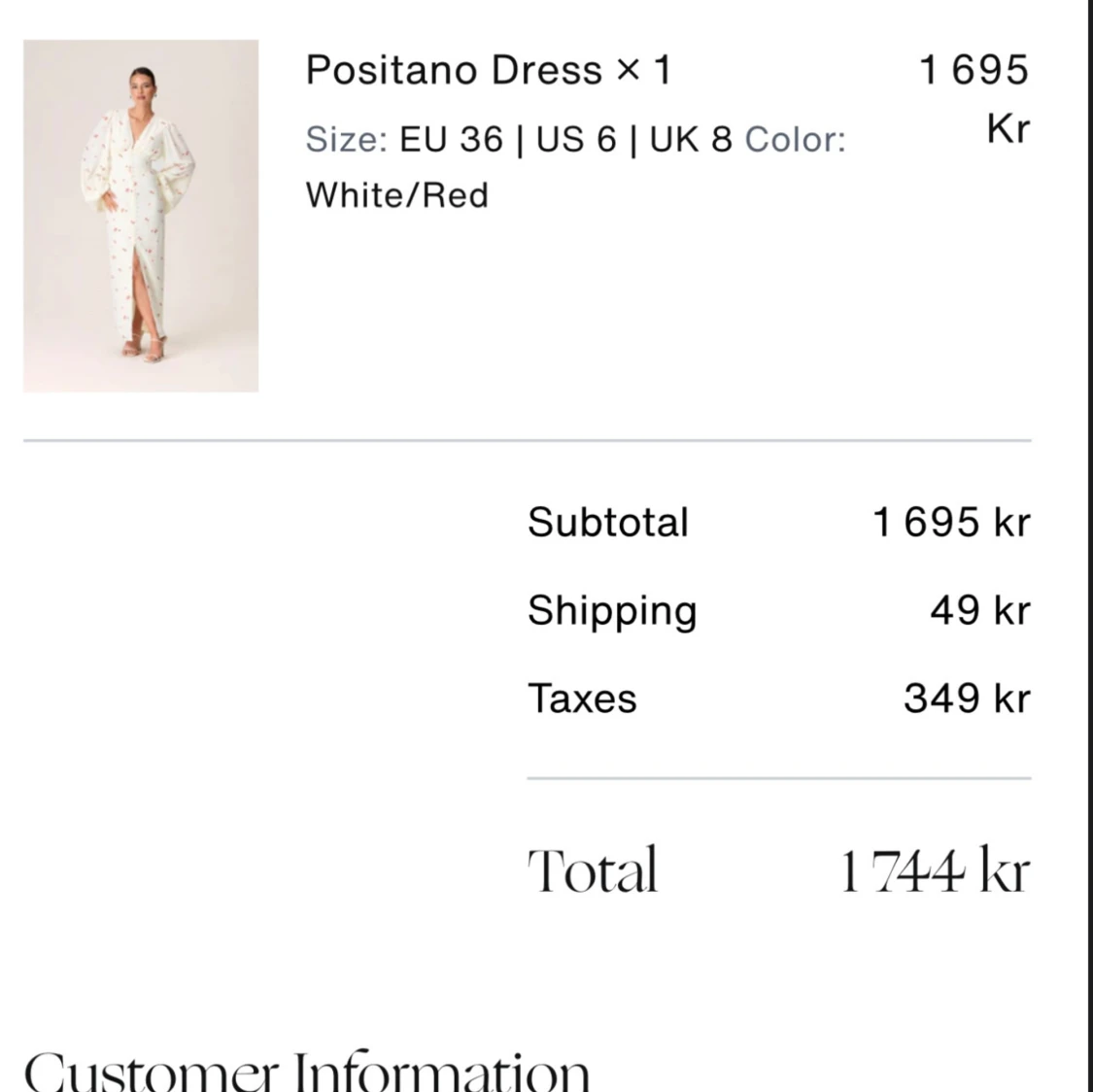 Adoore klänning - 90