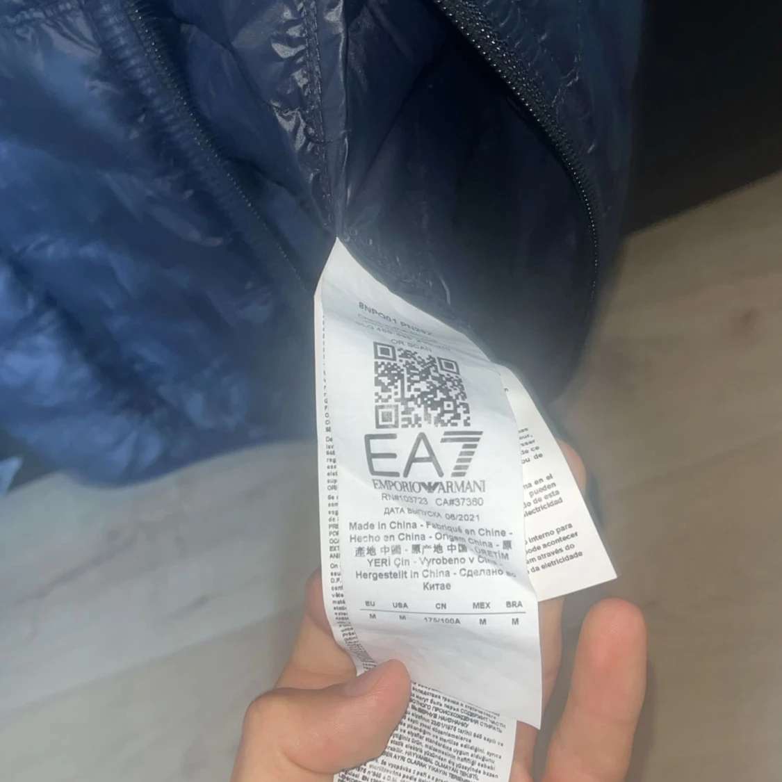 Ea7 Emporio Armani bäst - mörkblå S - 90