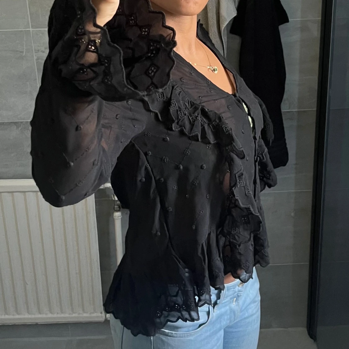 Svart blus - 90