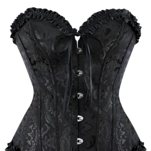 Svart korsett - En svart korsett i storlek S den var tyvärr för liten för mig, har endast testat den en gång. Väldigt fin i verkligheten.