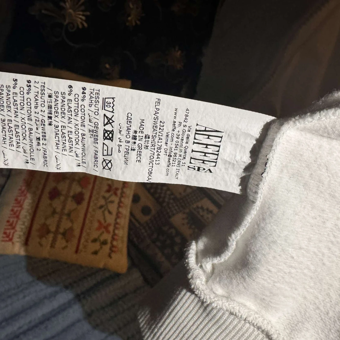 Moschino underwear vit hoodie - 93