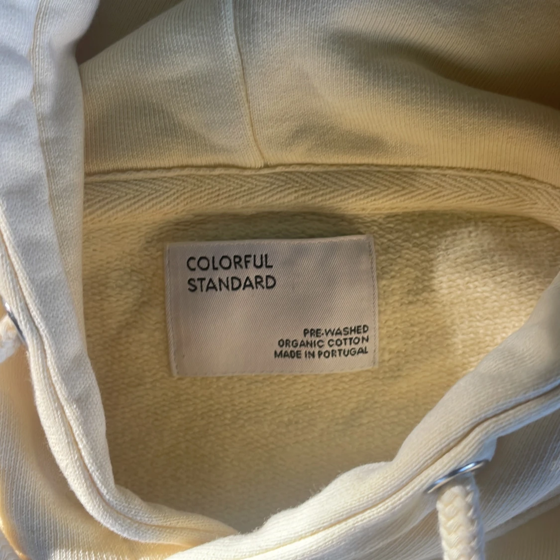 Vit hoodie från Colorful Standard - 91